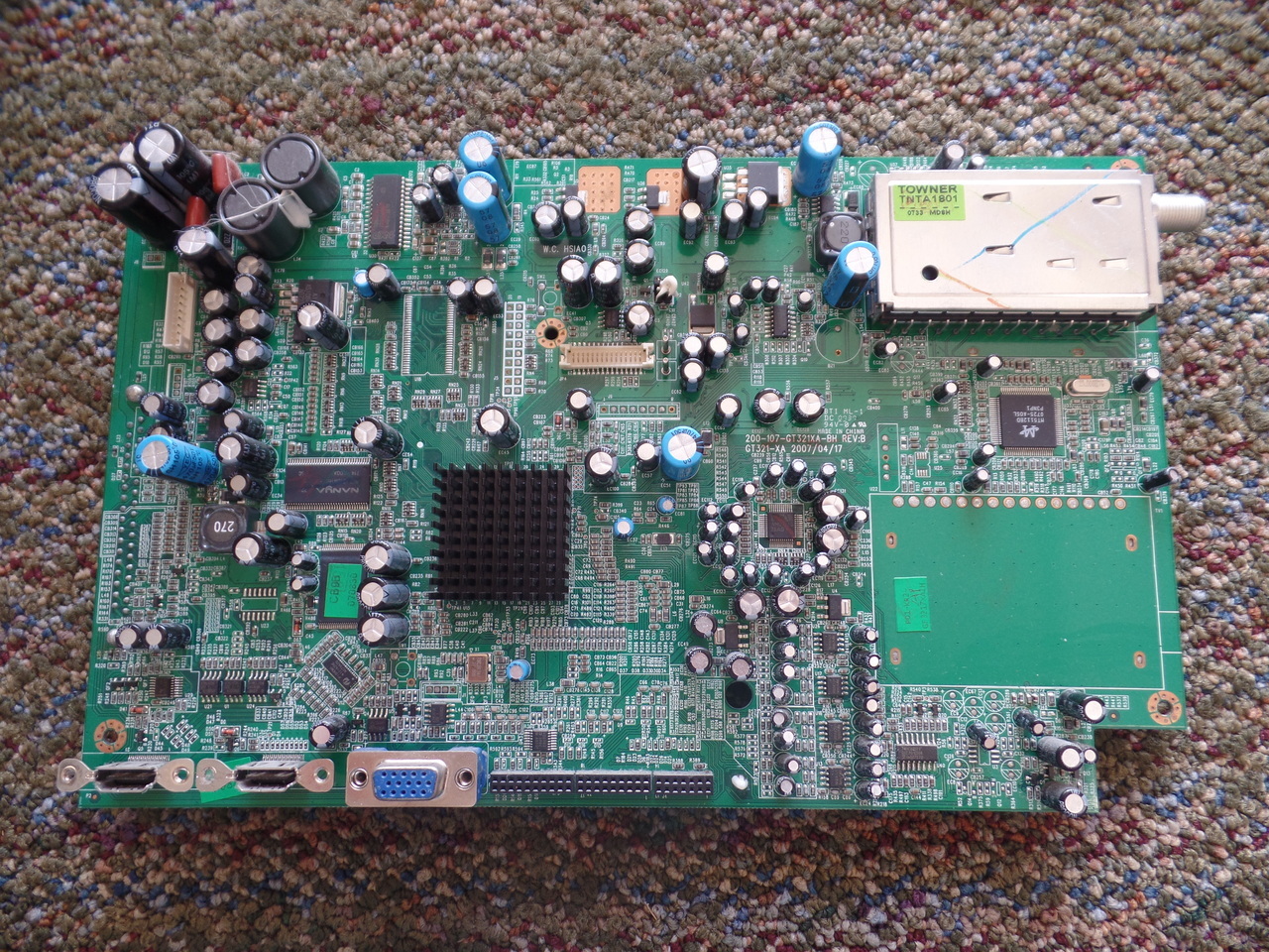 899-KR2-GF3217XA2H, 200-107-GT321XA-BH GT321-XA Polaroid-Hauptplatine